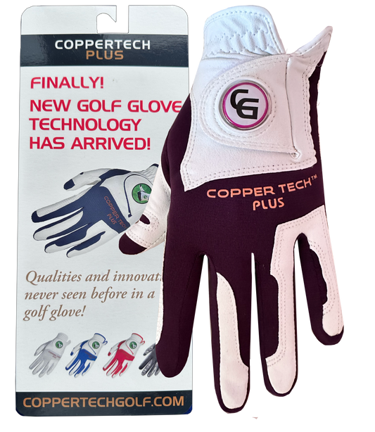 White/Purple Coppertech Plus Glove