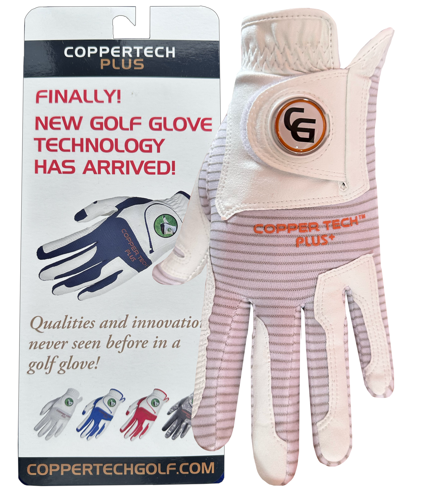 White/White Coppertech Plus Glove