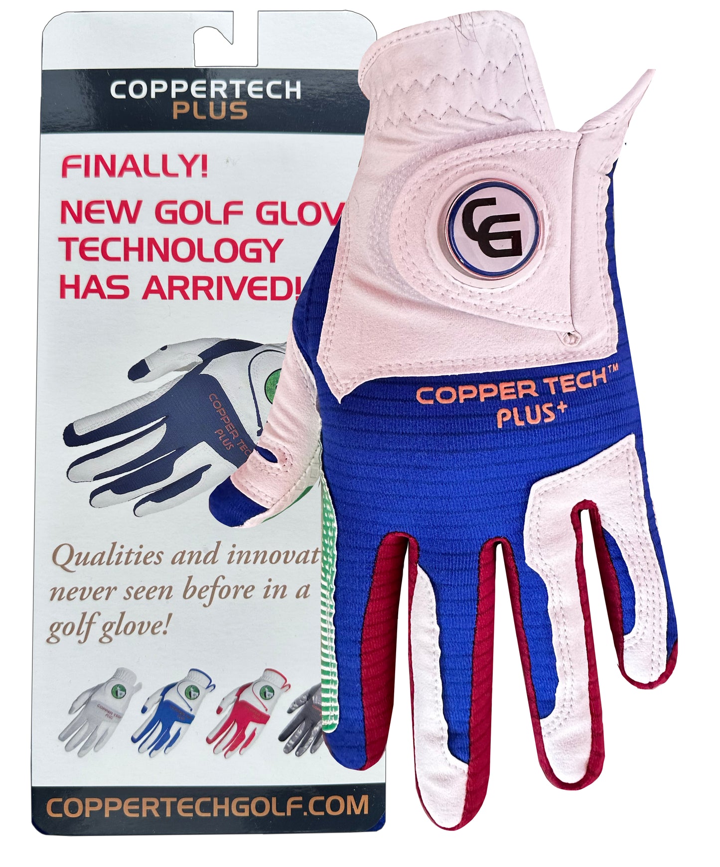 White/Blue/Red/Green Coppertech Plus Glove