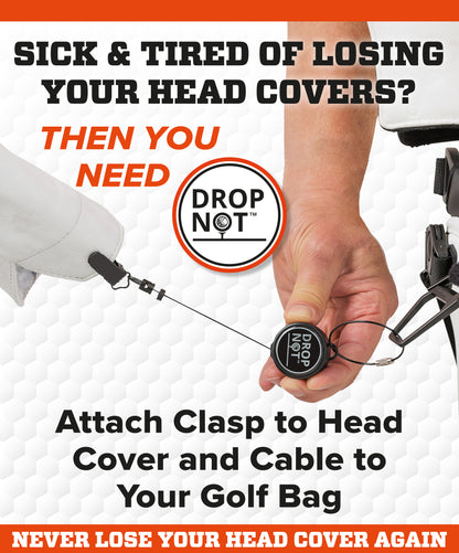 DROPNOT - TIME TO PROTECT YOUR HEADCOVERS AND NEVER LOSE THEM AGAIN!