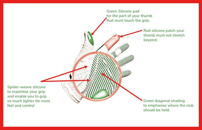 COPPERTECH PLUS ULTIMATE GRIP TRAINING GLOVE - LEFT-HAND ONE-SIZE