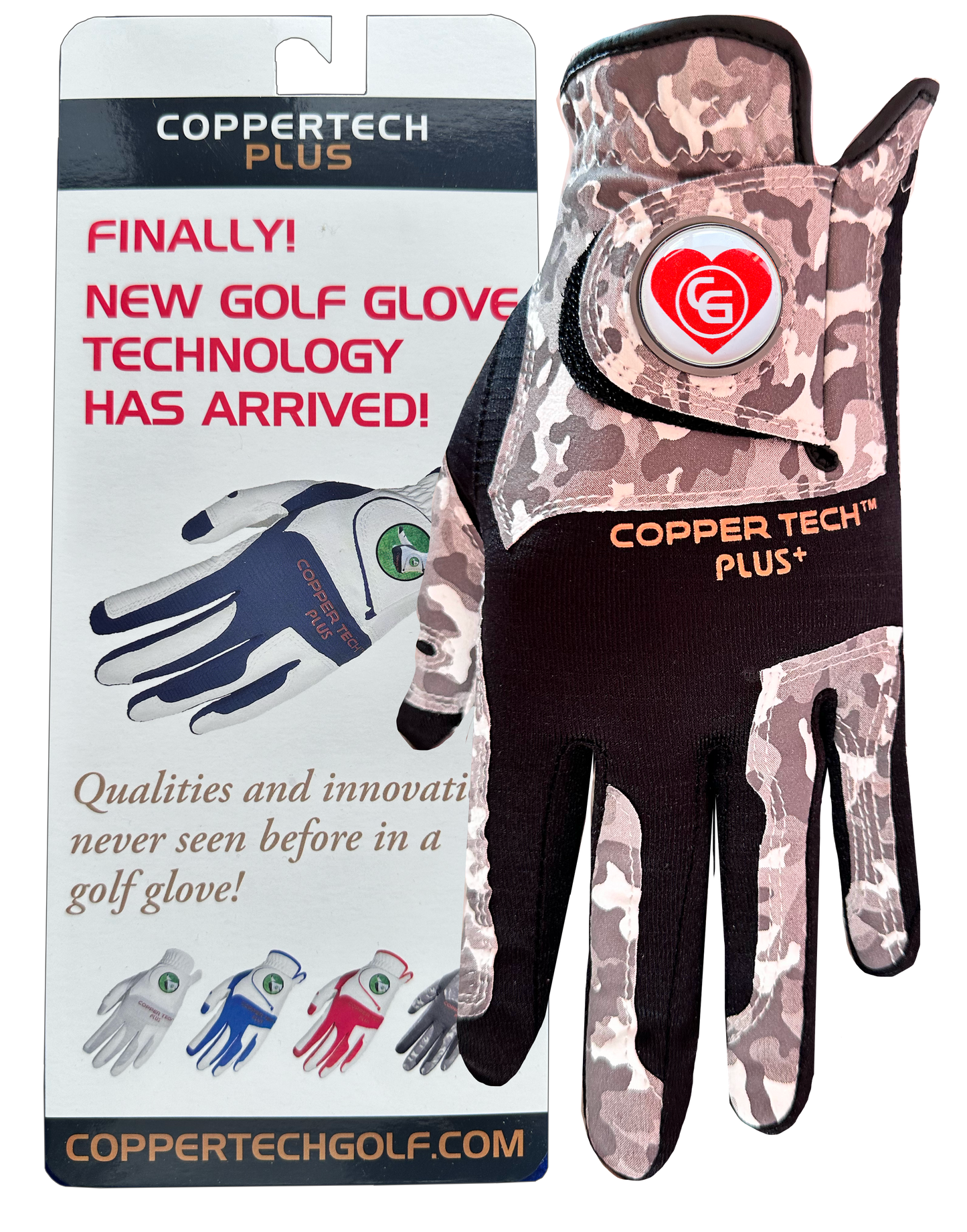 'LOVE TO GLOVE YOU' SPECIAL CAMOUFLAGE COPPERTECH PLUS GLOVE