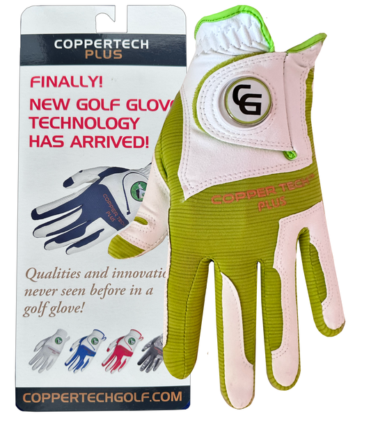 White/Lime Coppertech Plus Glove